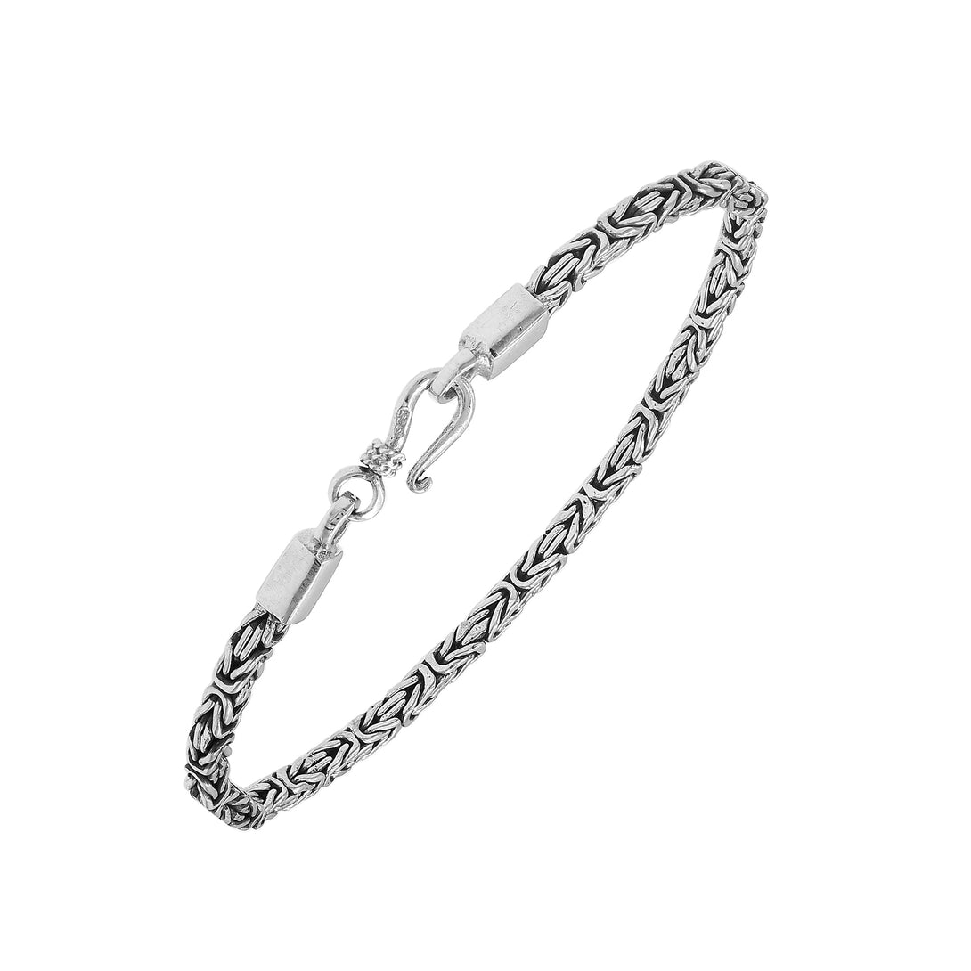 AB-6320-S-2.5MM-7.5" Sterling Silver Box chain Bracelet Jewelry Bali Designs Inc 