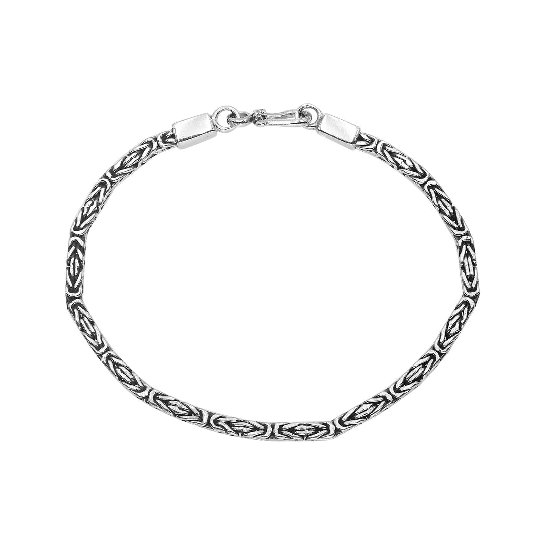 AB-6320-S-2.5MM-8" Sterling Silver Box chain Bracelet Jewelry Bali Designs Inc 