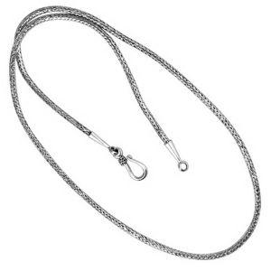 AN-1001-S-2MM-26" Bali Hand Crafted Sterling Silver Chain With 'S' Hook Jewelry Bali Designs Inc 