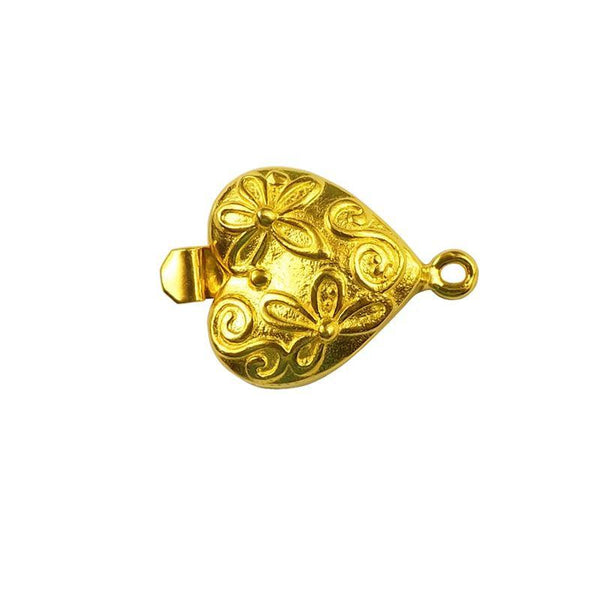 CG-419 18K Gold Overlay Single Hole Multi Strand Clasp Beads Bali Designs Inc 